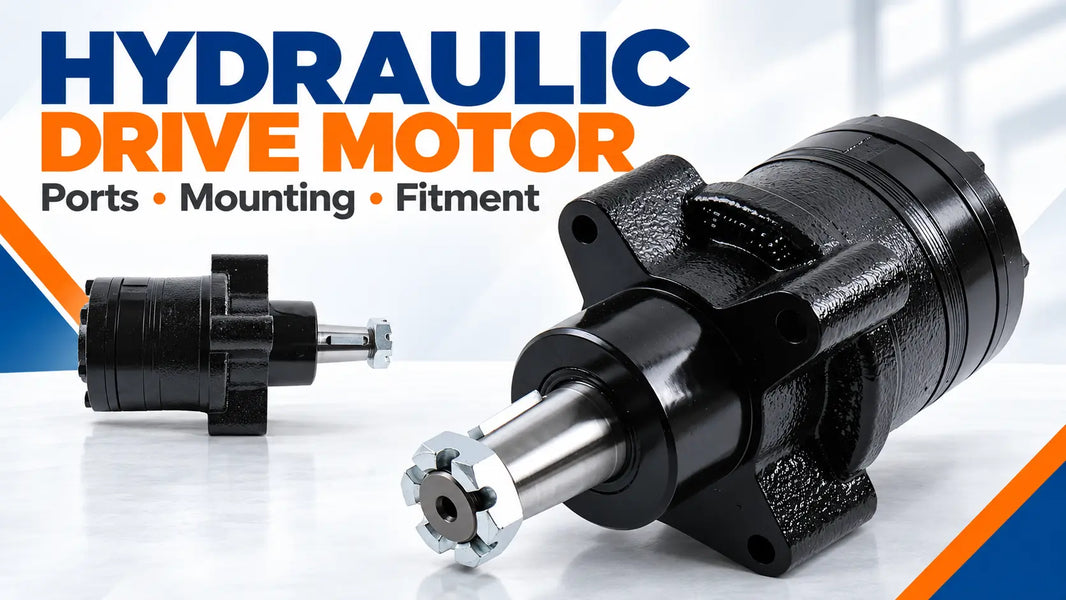 How to Choose the Correct Aerial Lift Hydraulic Drive Motor: Ports, Mounting & Fitment