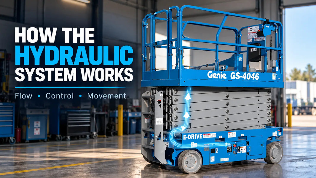 How a Scissor Lift Hydraulic System Works: From Reservoir to Pump, Valves & Cylinders