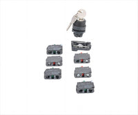SAIYIS 122516 3-Position Ignition Switch (6 Contacts, #455 Key) for Genie