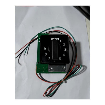 Actual product photo of 36557GT Genie rotational speed controller and wiring