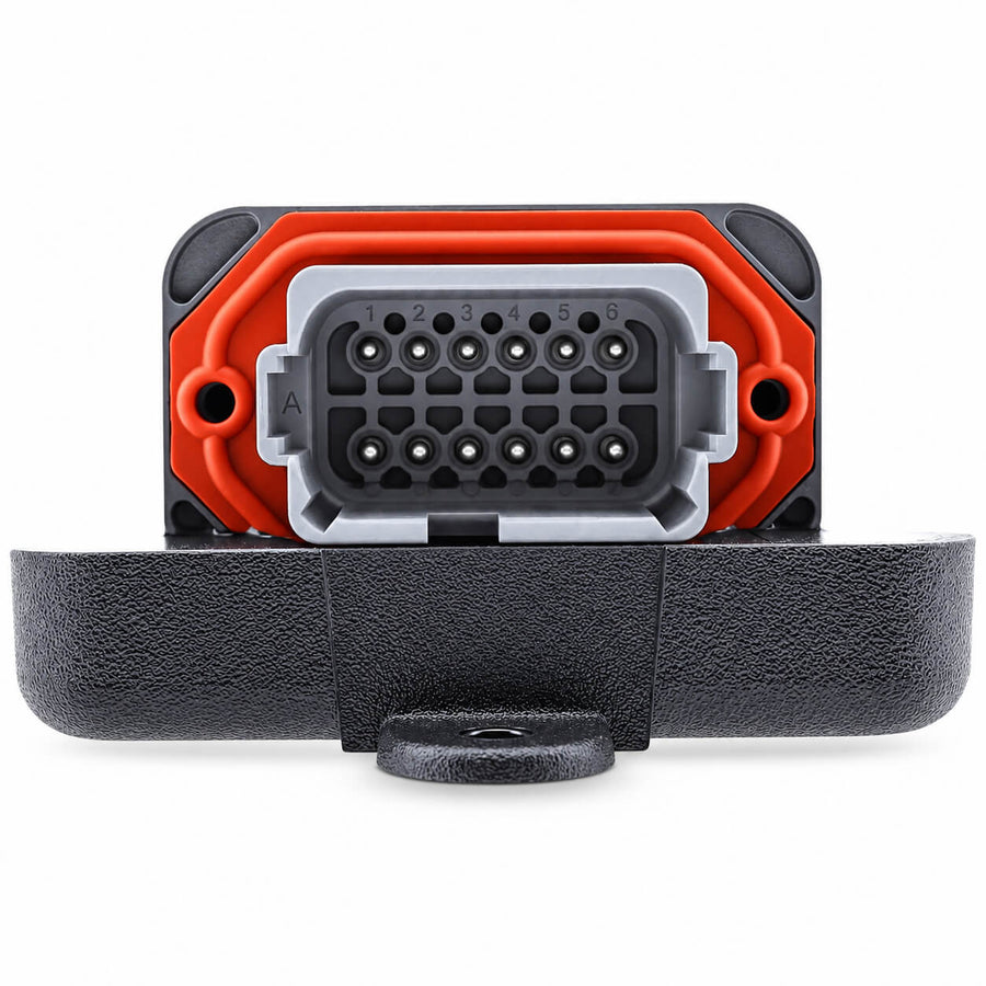 128045 128045GT load sense module for Genie boom lift, connector close-up