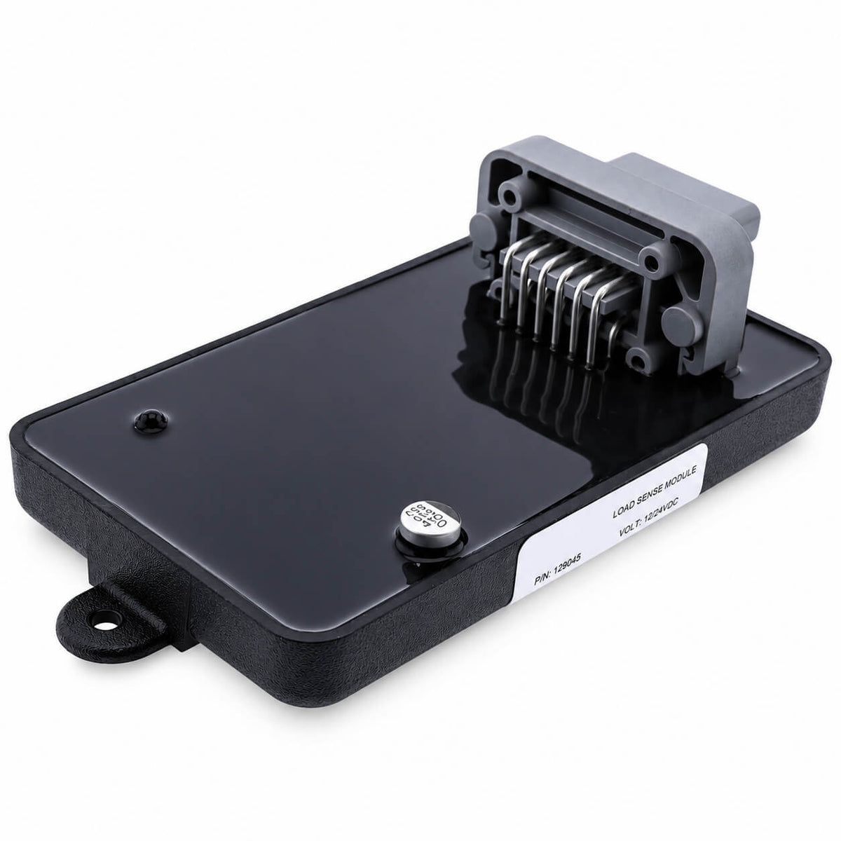 128045 128045GT load sense module for Genie boom lift, angled front view