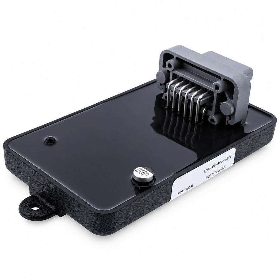 128045 128045GT load sense module for Genie boom lift, angled front view