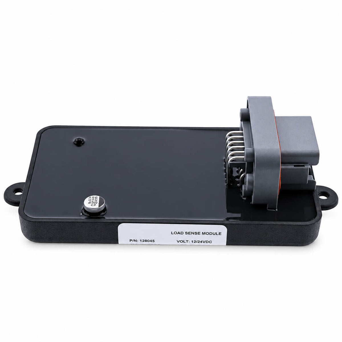 128045 128045GT load sense module for Genie boom lift, side angle view