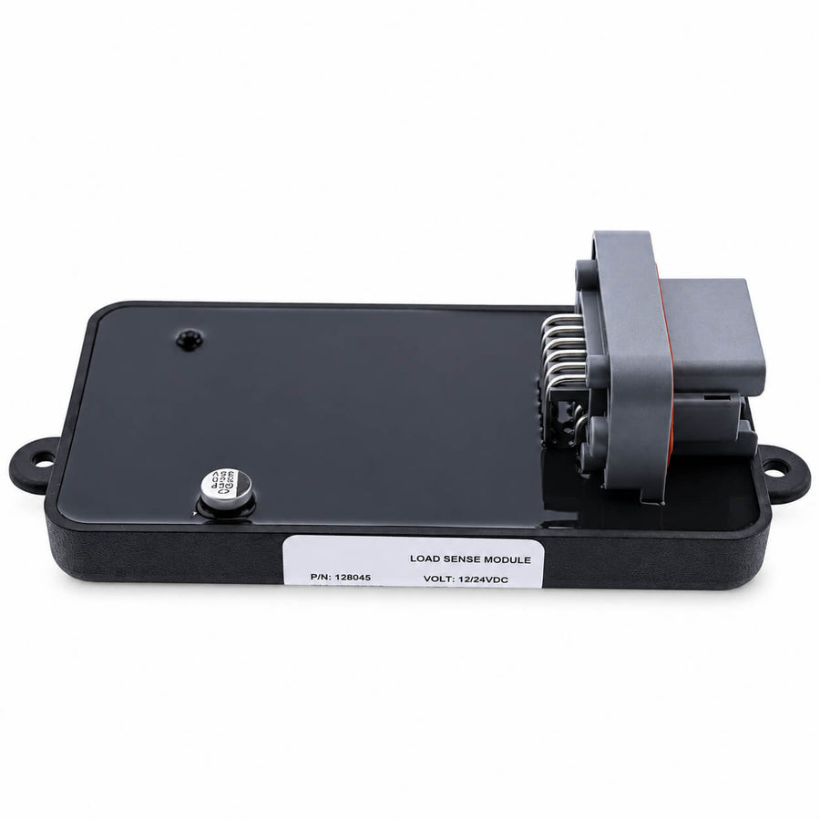 128045 128045GT load sense module for Genie boom lift, side angle view