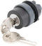SAIYIS 88150 ZB5AG3C 3-Position Key Switch Head (#455 Key) for Genie