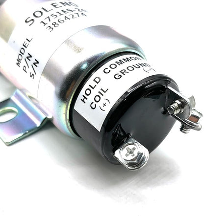 SAIYIS 3864274 1751-24E7U1B1S5A 24V Solénoïde carburant pour CAT Mitsubishi