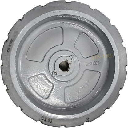 Conjunto de Roda e Pneu Sólido SAIYIS 105454GT 15x5 para Plataformas Elevatórias Genie