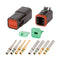 Conector SAIYIS DT06 de 6 pines para sistema de control de elevador de tijera Genie Gen 6 | Cobre PVC sellado ambientalmente