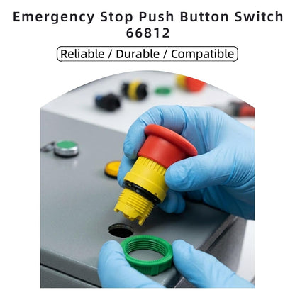 SAIYIS 66812GT Emergency Stop Button ZB5AT84 for Genie Boom Lifts