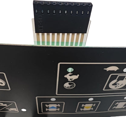 SAIYIS 50810GT membrane d’interrupteurs de plateforme façade adhésive pour Genie S-100 S-105 S-120 S-125