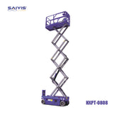 SAIYIS HXPT-0808 Self-Propelled Electric Scissor Lift (33ft Max Working Height, 705lbs Capacity)