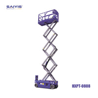 SAIYIS HXPT-0808 Self-Propelled Electric Scissor Lift (33ft Max Working Height, 705lbs Capacity)