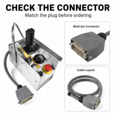 SAIYIS 156879 control box connector and cable layout for checking the original plug before ordering