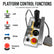 Platform control functions of the SAIYIS 156879 control box including lift, lower, drive and emergency stop