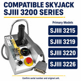 156879 control box fitment guide for Skyjack SJIII 3215 3219 3220 and 3226 scissor lifts