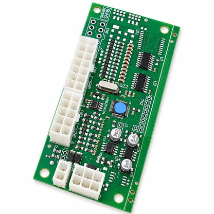 Front view of SAIYIS 2440316580 electronic circuit board with connectors for Haulotte scissor lifts