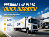 SAIYIS AWP parts delivery truck with quick dispatch and technical support information