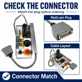 SAIYIS 156879 control box multi-pin connector and cable layout for fitment comparison